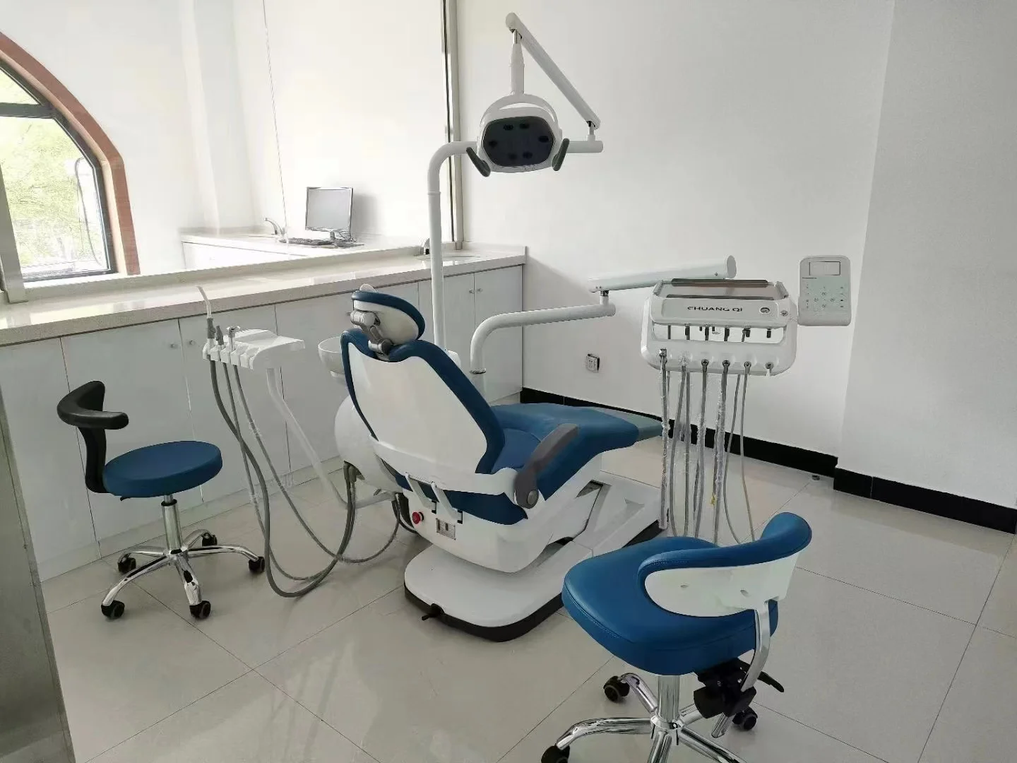 Guangdong Chuang Qi HOT SALE ceramic cuspidor Dental Chair /Unit /Equipment CQ-217-23style New design