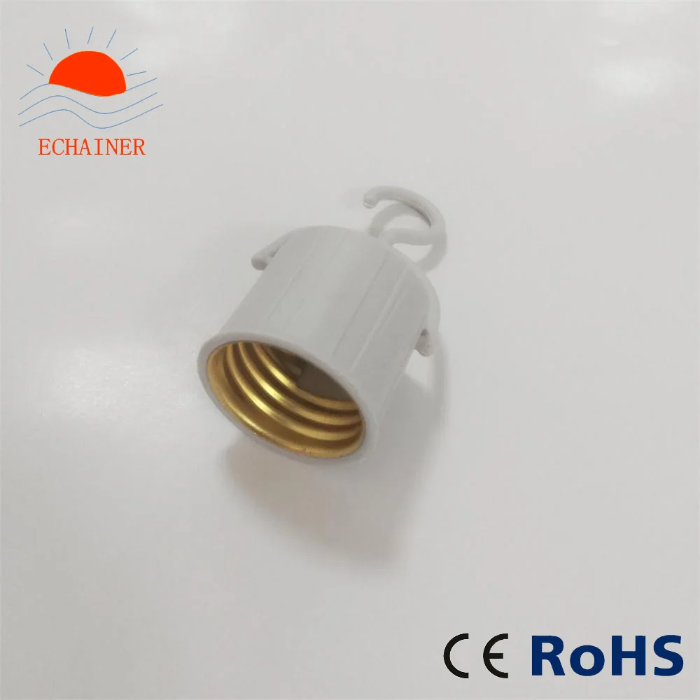 E27 lamp holder with ceiling hook on/off switch for emergency lamps E27 lamp caps