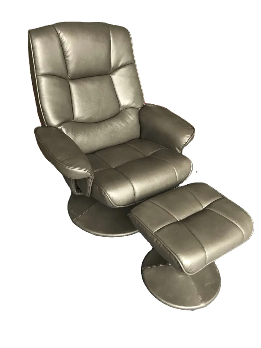 
Modern swivel recliner relax chair with footrest 