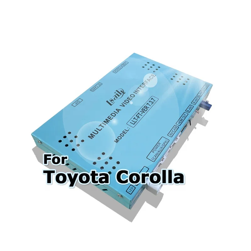 Android wireless CP AA interface box for Toyota Corolla C-HR with wireless auto 2018-2022 youtube video interface by Lsailt