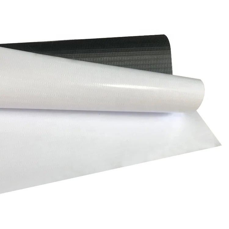 Глянцевый передний 300 * 500D 18*12 Гибкие баннерные рулоны из ПВХ Lonas Factory 11oz 380g (холодное ламинирование)