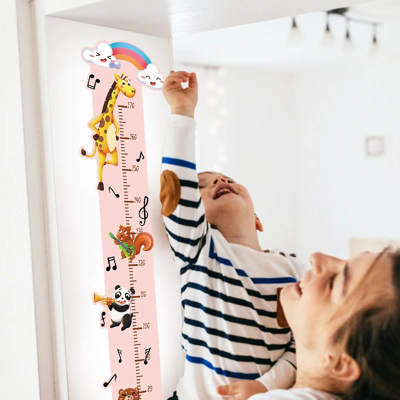 YIYAO Growth Height Chart Wall Stickers Wall Decals