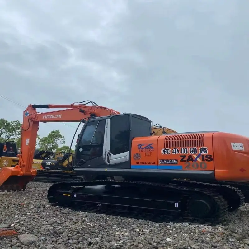 Used Hitachi Excavator ZX200-3 Crawler Excavator for Sale Excavator Hitachi ZAXIS 200 200-6 with Imported Engine