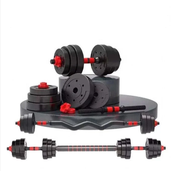 Super March Hot Sale Sand Filled Gym Fitness Dumbbell Barbell Free Weight Lifting Sets 10 kg 20 kg 30 kg 40 kg