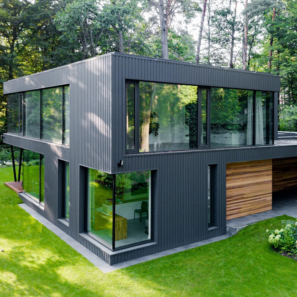 Quick Installation 2 Bedroom Prefab Light Weight Steel Prefabricated Light Steel Villa