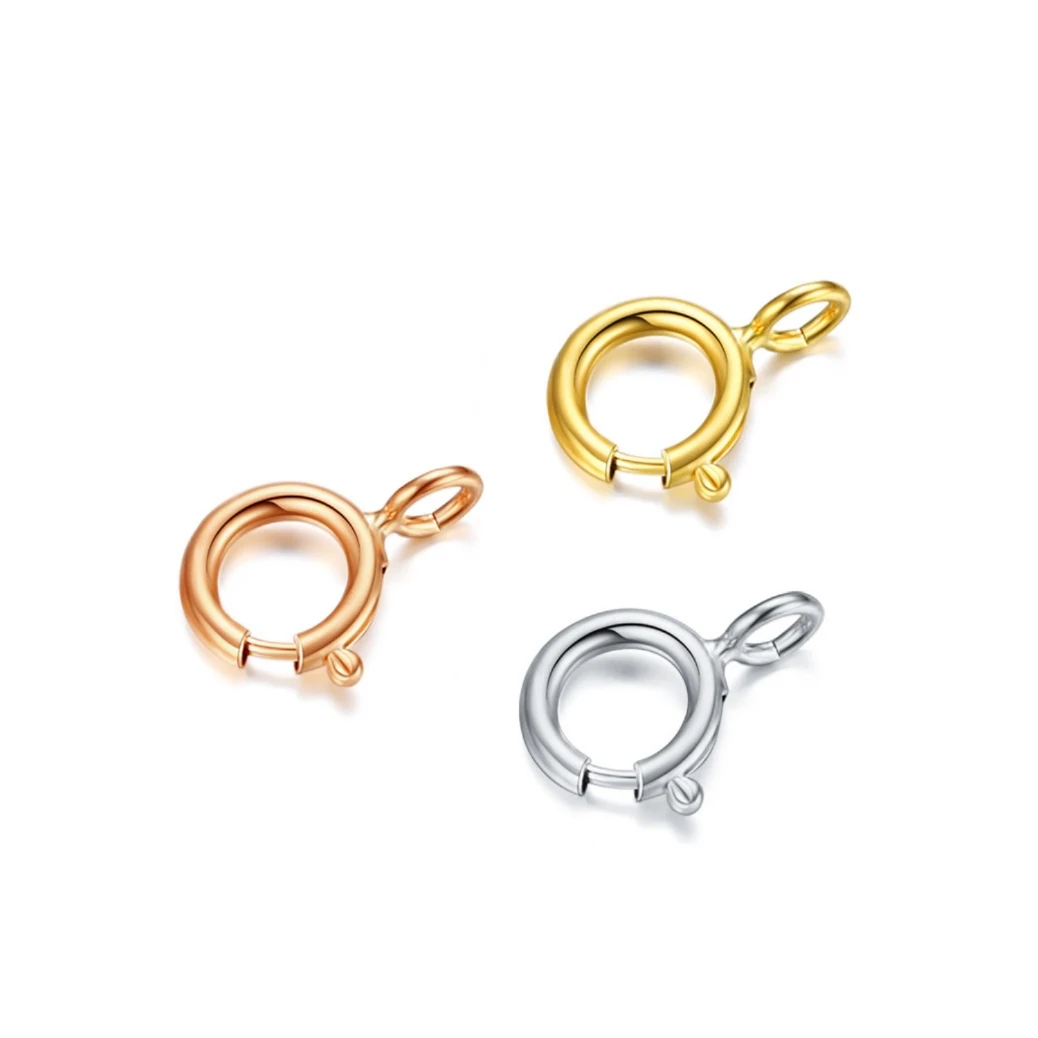 
High Quality Handmade Jewelry Accessories Small Findings Stainless Steel Spring Clasp 