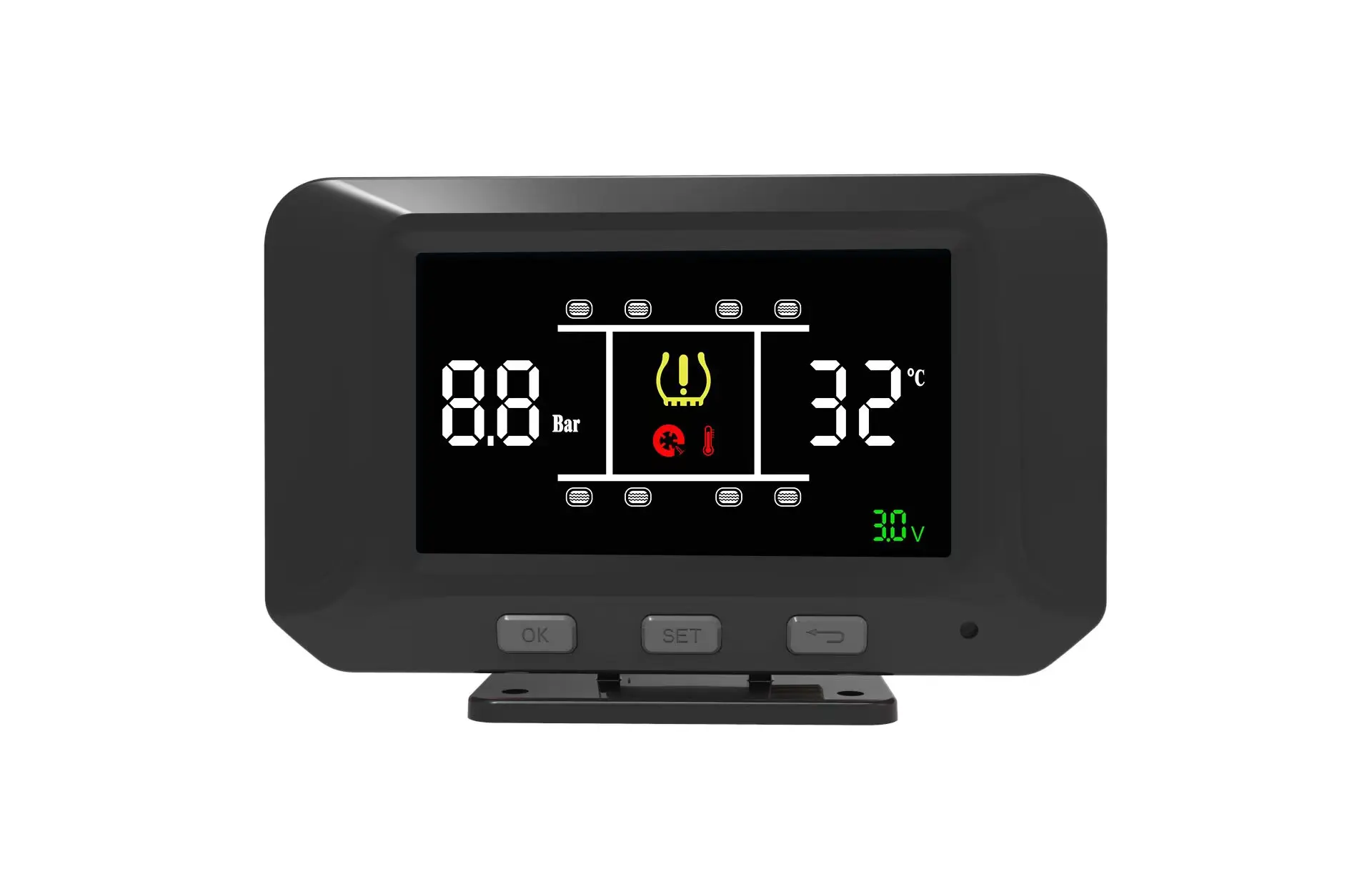 Truck TPMS Supports 0-18Bar Internal/External sensors Tyre pressure monitoring system For turck Support array UI logo language