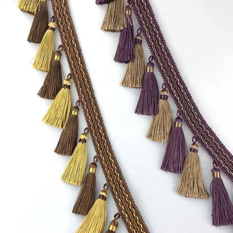 Прямая поставка с фабрики, хорошая распродажа костюмов, домашний текстиль, 10 см, занавеска с бахромой и бусинами