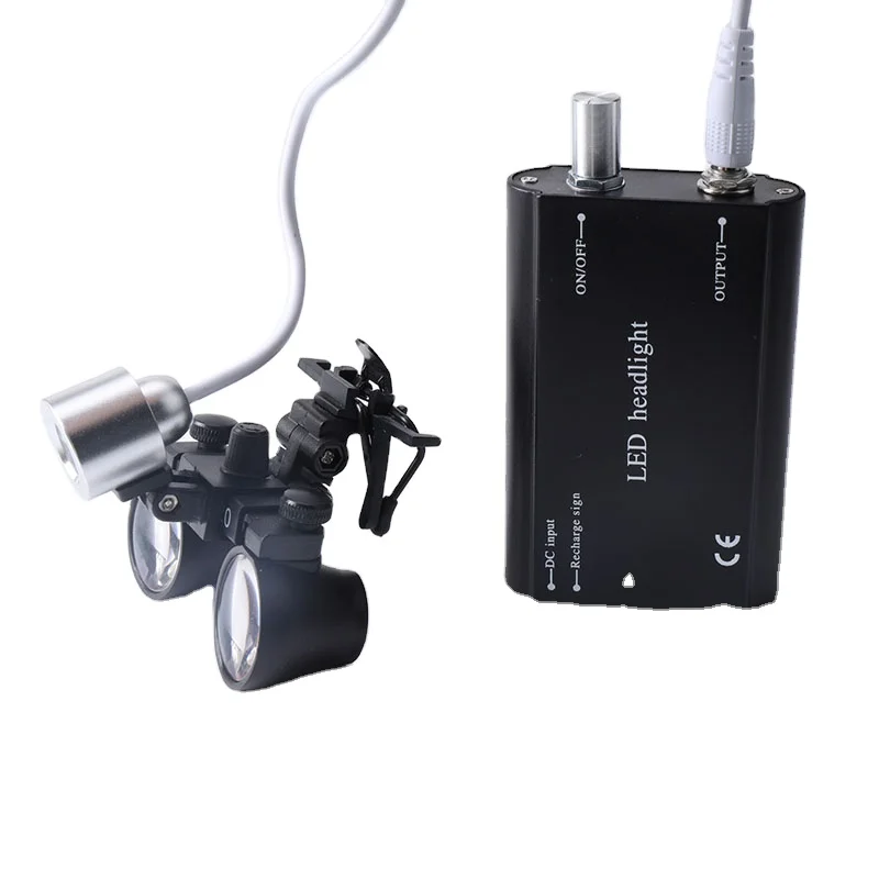 Hight Quality Portable Dental Led Light With Dental Loupes 1w Surgicacl Lamp For Dentist Oral Lamp Other Dental Equipment