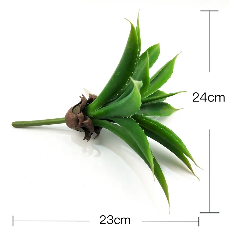 Sale Indoor Decoration PE Little aloe vera realistic Artificial succulents plants