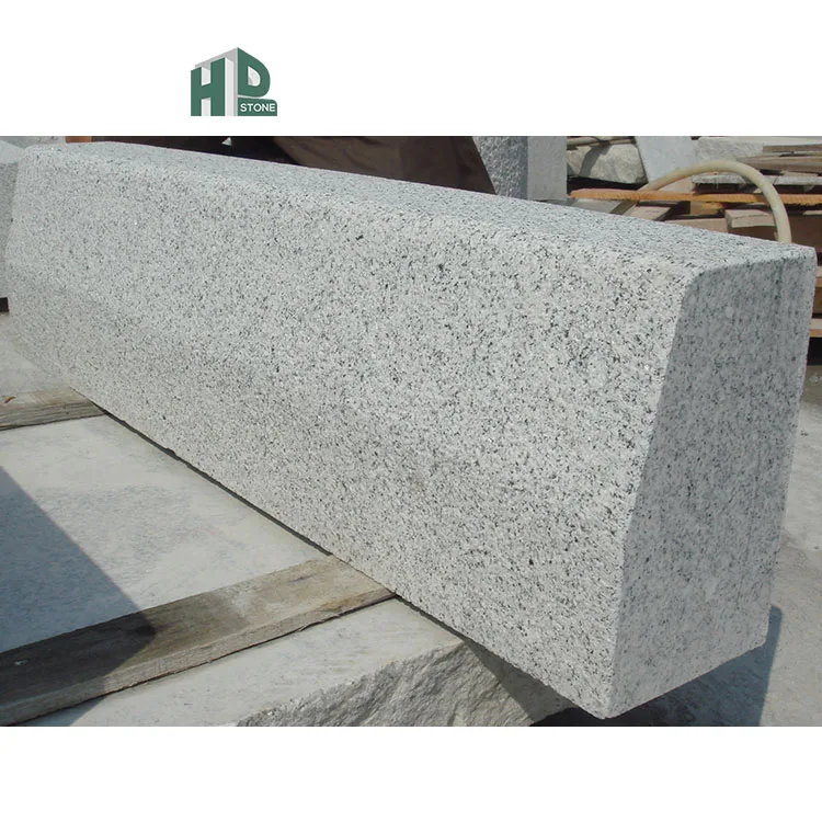 g603 light gray granite outdoor curbstone for paving