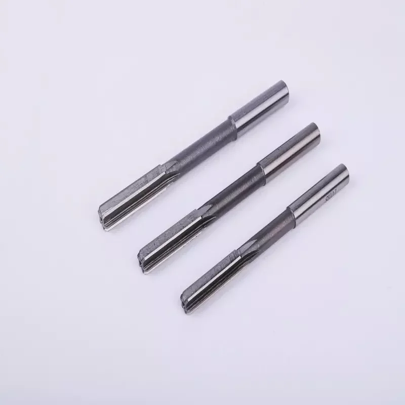 Factory precision 3-12MM H7 hole broach cutter reamer drill tool machine reamer HSS straight handle solid reamer set in stock