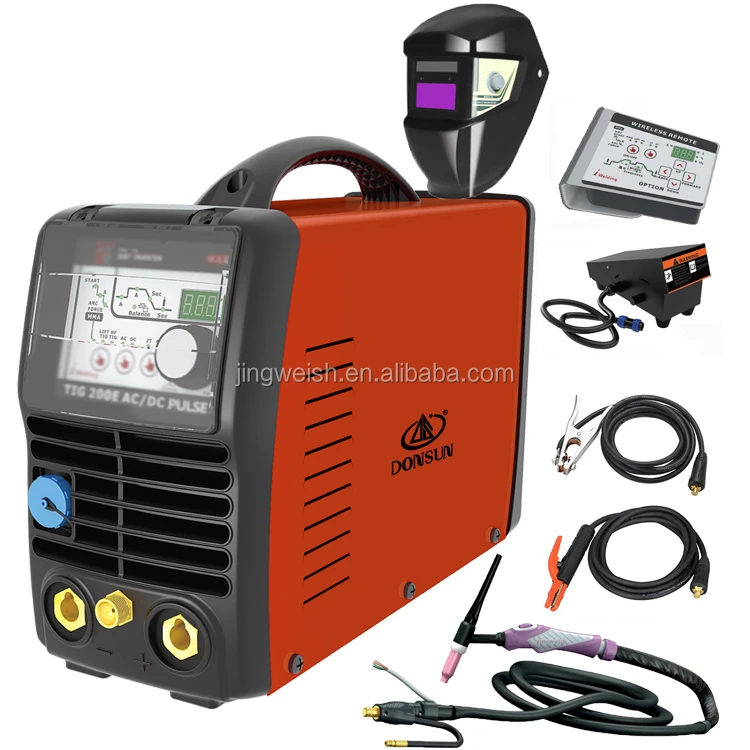 
TIG 200E AC/DC PULSE aluminu welding machine, with 2t 4t function, Tig Welder 