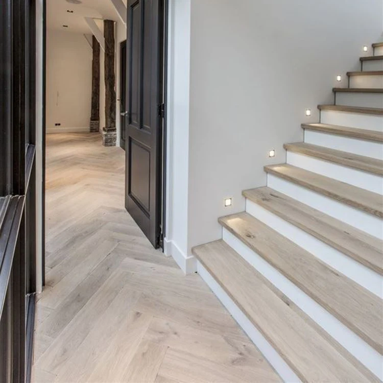 Herringbone Rigid Click Lock System SPC Vinyl Plank Floor