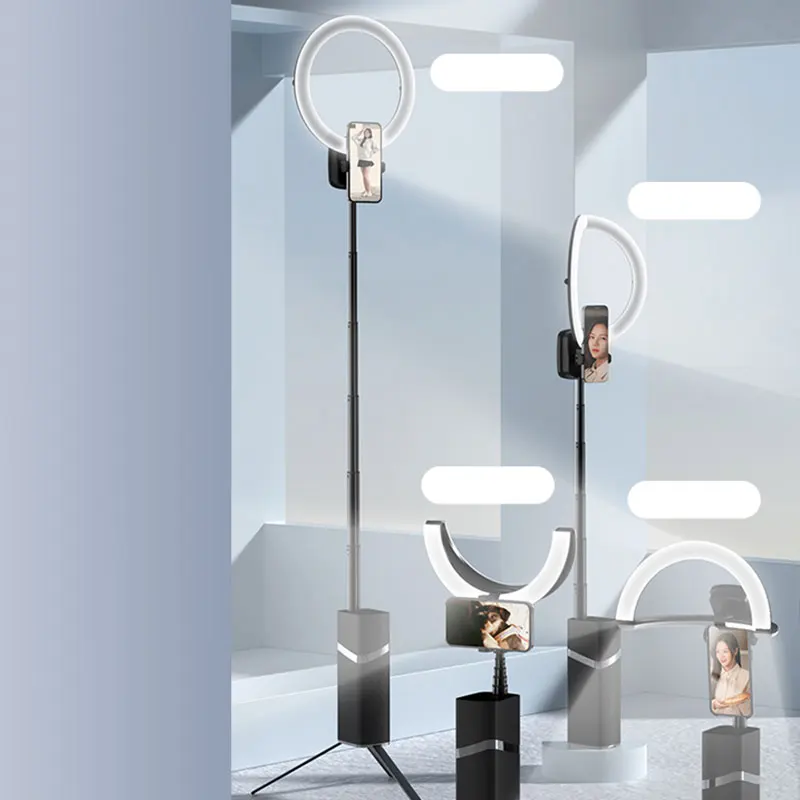 Wholesale Flexible  Led Ring Light Mobile Phone Holder Selfie Live Streaming  Dimming Tripod Stand Led Ring Light
