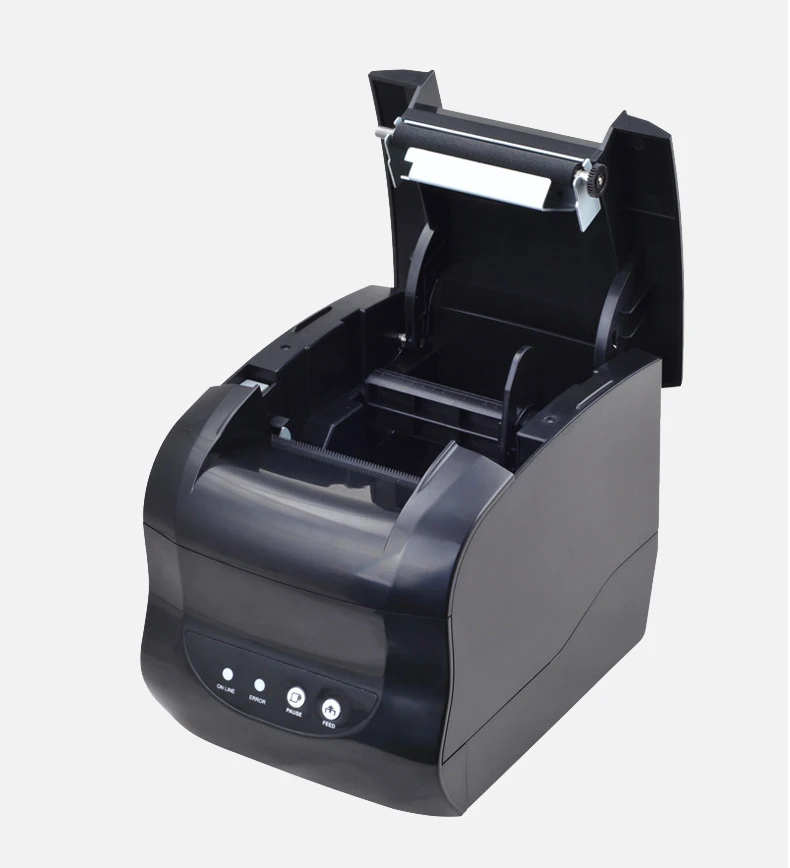Xprinter XP-365B 20-80 мм настольный компьютер этикетки штрих-кода принтер тепловой квитанция-принтер