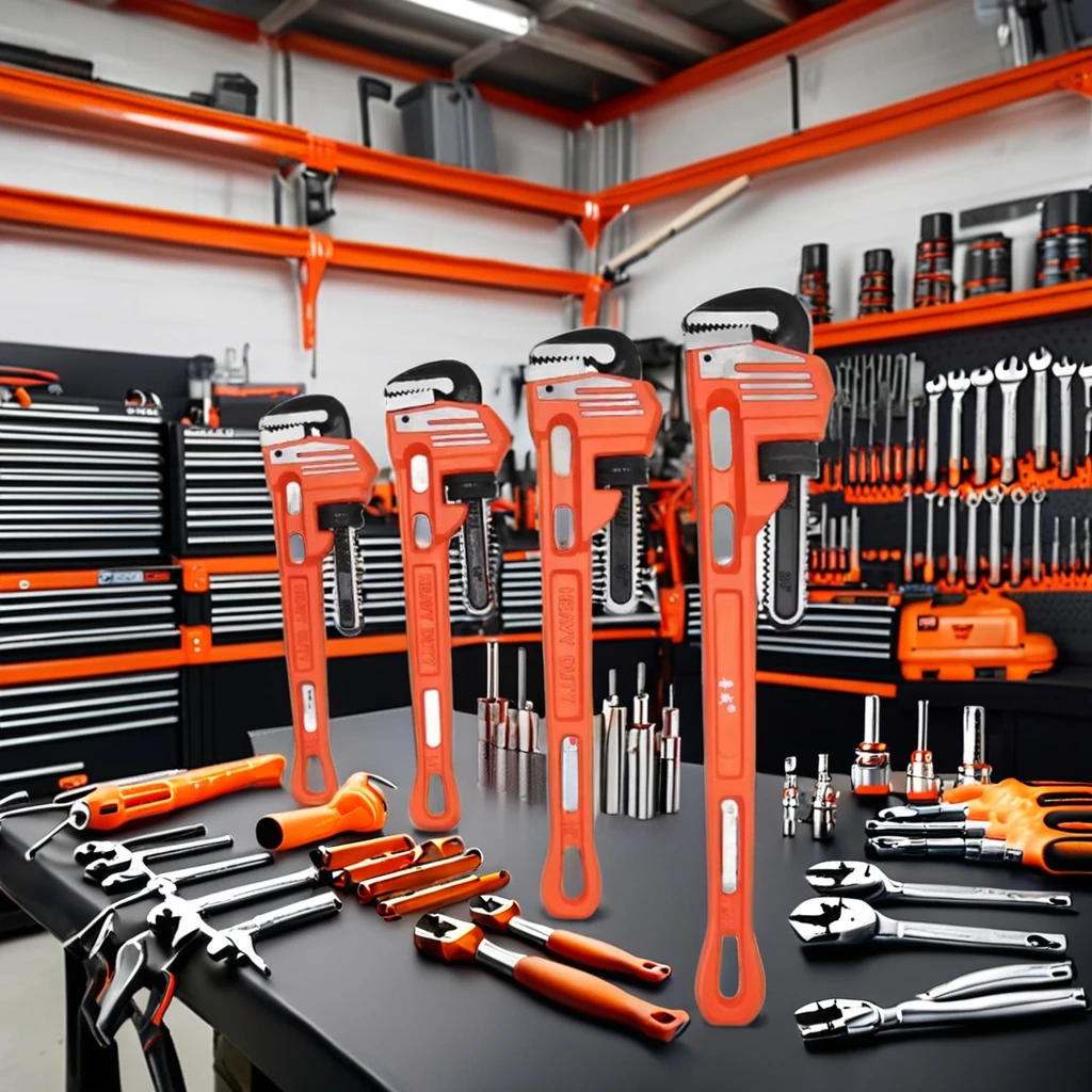 Автомобильный ключ с трубным гаечным ключом