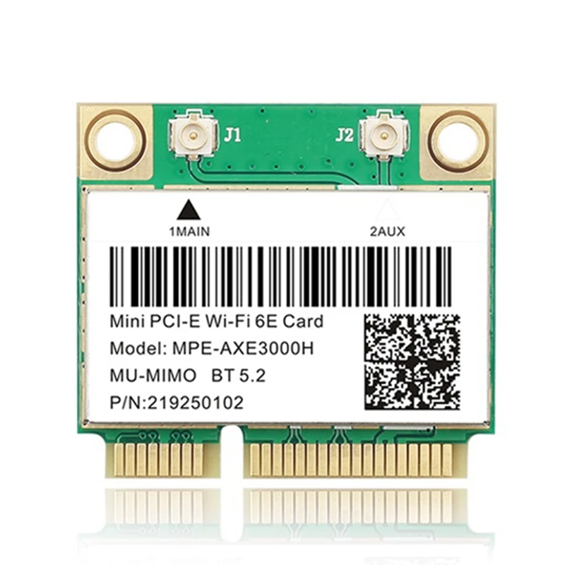 Wi-Fi 6E 2400 Мбит/с AX210 MPE-AXE3000H беспроводной Mini PCI-E карта для BT 5 2 802.11AX 4G/5G/6 ГГц Wlan адаптер сетевой