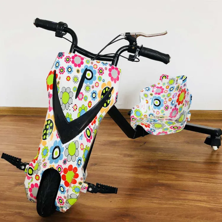 Electric Drift Trike Kids Go Kart Drift Car Scooter