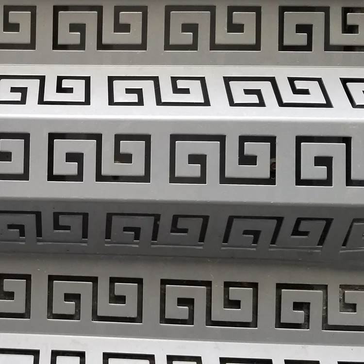 Наружные алюминиевые перфорированные гофрированные фасадные металлические панели для навесных стен