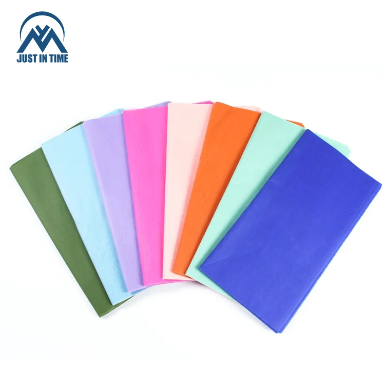 Hot Sale Gift Wrapping Crepe Paper 180gsm Virgin Wood Pulp Virgin Kraft Paper for Food Wrapping Craft Work & Decoration Cp041