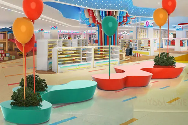 SP-2512 Customized flowerpot tree planter waiting chair street shopping mall Outdoor square creative modern leisure furniture