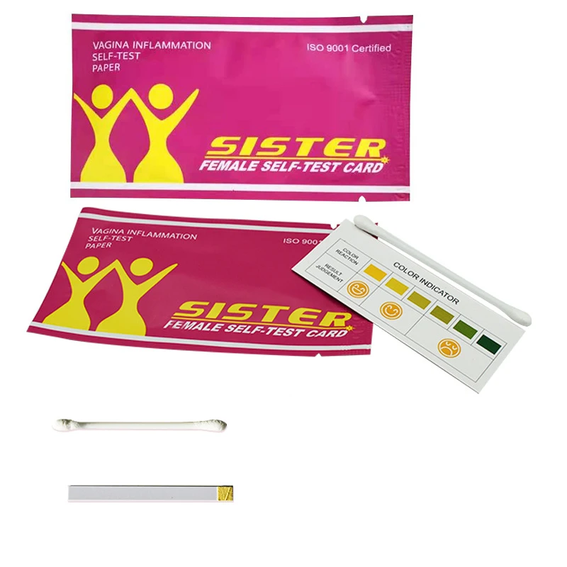 Feminine vagina health self-test card for women yoni PH balance test strips for family use vagina ph test paper strips