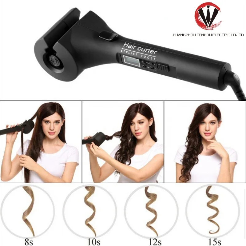 Customized wholesale ladies home styling anti-scalding curling iron
