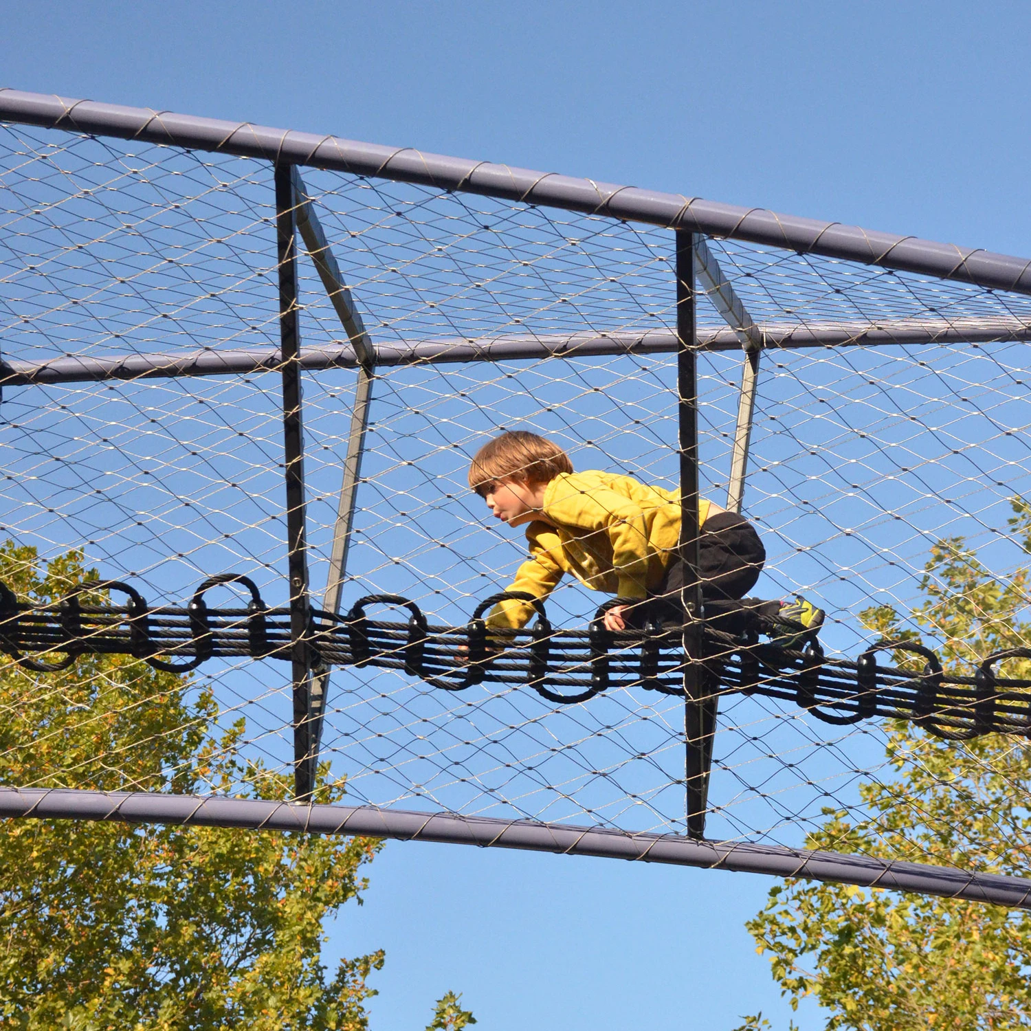 Flexible 304 stainless steel animal rope mesh for bird aviary mesh netting