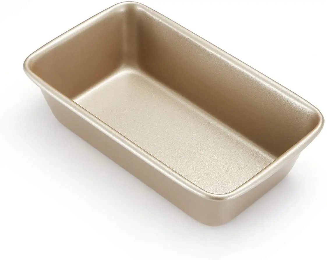 9.5 inch gold carbon steel baking pan baking supplies