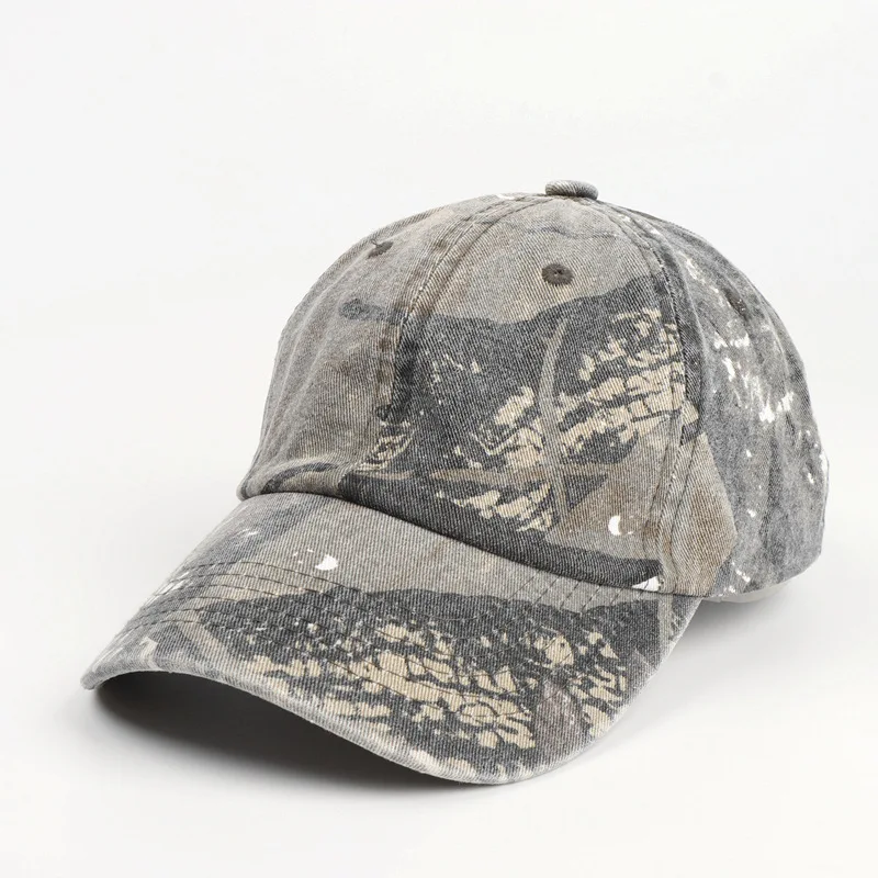 Wholesale Hunting Quality Stone Washed Cotton Camo Tactical Caps Baseball Caps