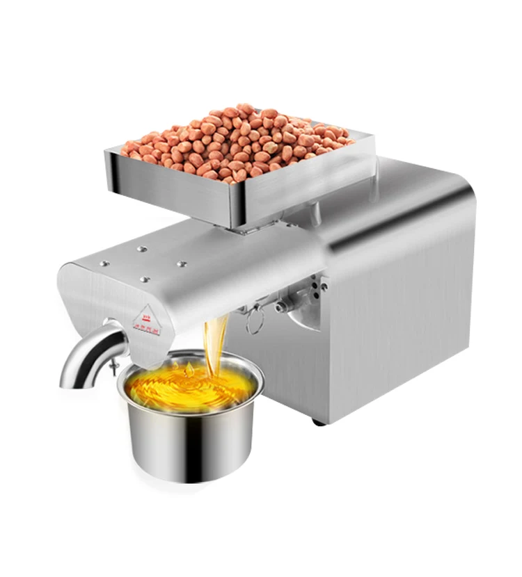 4-6 kg/h Automatic stainless steel Family type cold pressing mini coconut oil press machine