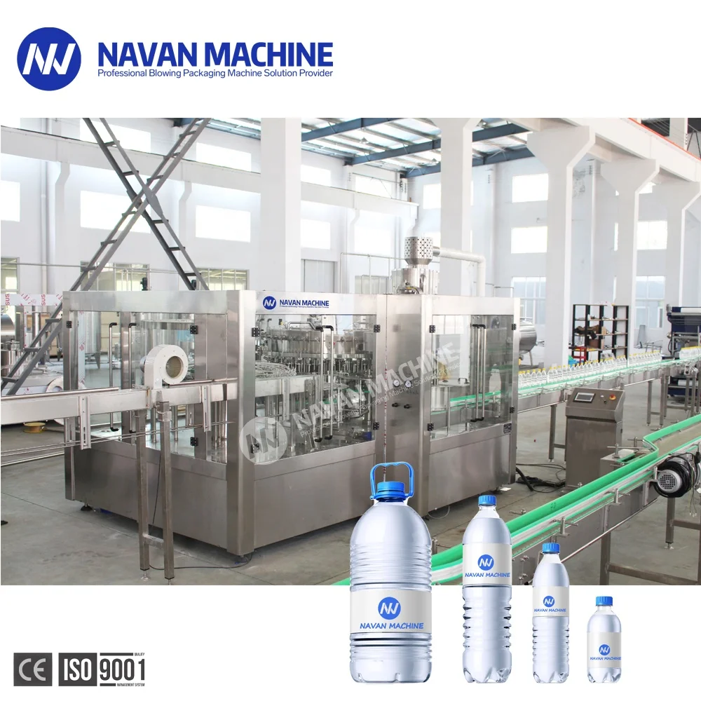 Fully Automatic Mineral Water Plant Water Bottling Machine For Pure And Mineral Water Production Line