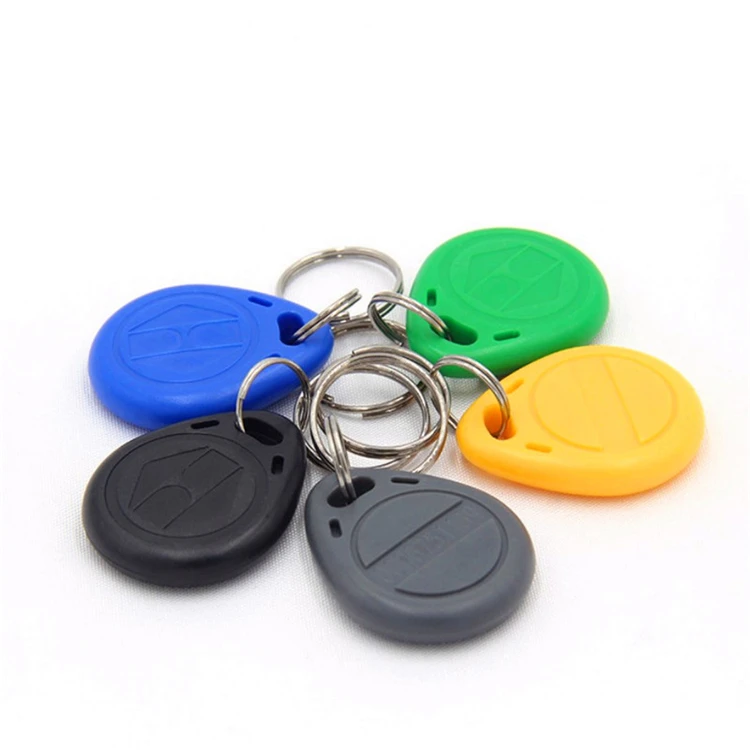 
China manufacturer rfid reader card 125khz blue rfid tag card key fobs for access control 
