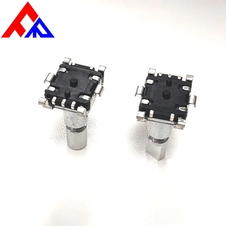EC11 SMD 1.5mm stroke 5pin 6mm metal D-axis knurled shaft encoder 9 pulse 15 pulse 20 pulse rotary encoder