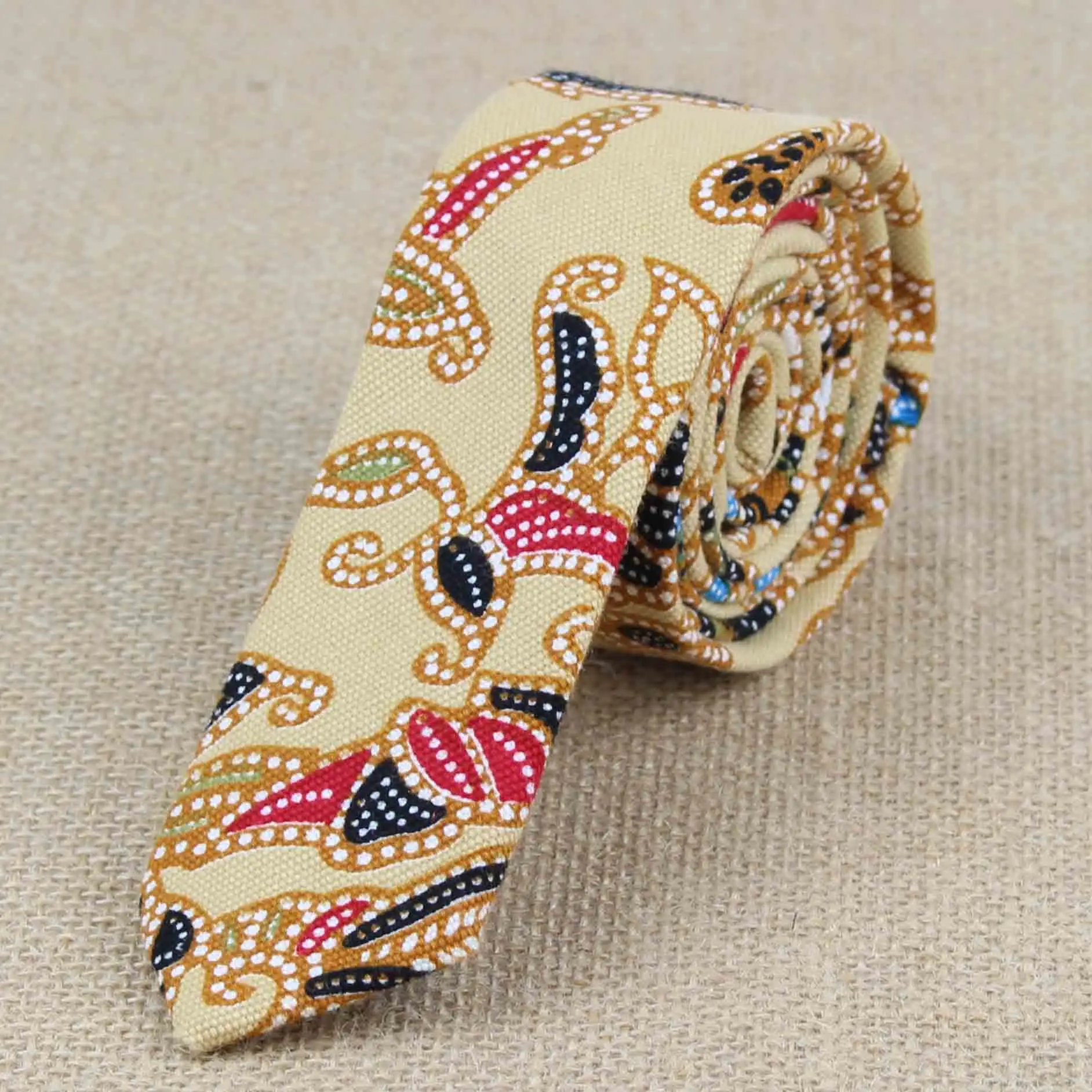 Новый стиль неформальный цветочный галстук фиолетового и розового цвета галстук из 100% льна мужской модный галстук дизайнерские Галстуки ручной работы высокого качества