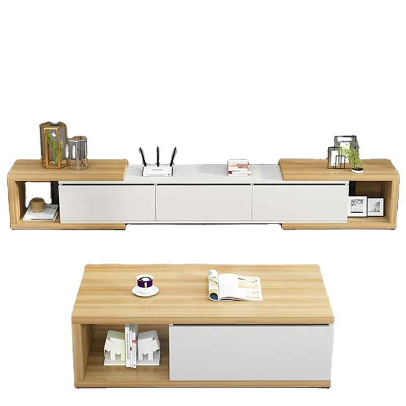 Various Good Quality Living Room Outdoor Custom Tv Cabinet With Coffee Table