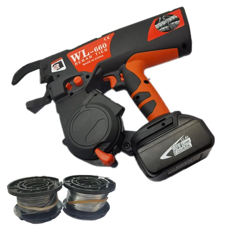 Cordless Automatic Reinforcement Binding Tool MAX Double Wire 66MM Kit Tool Makita  Battery