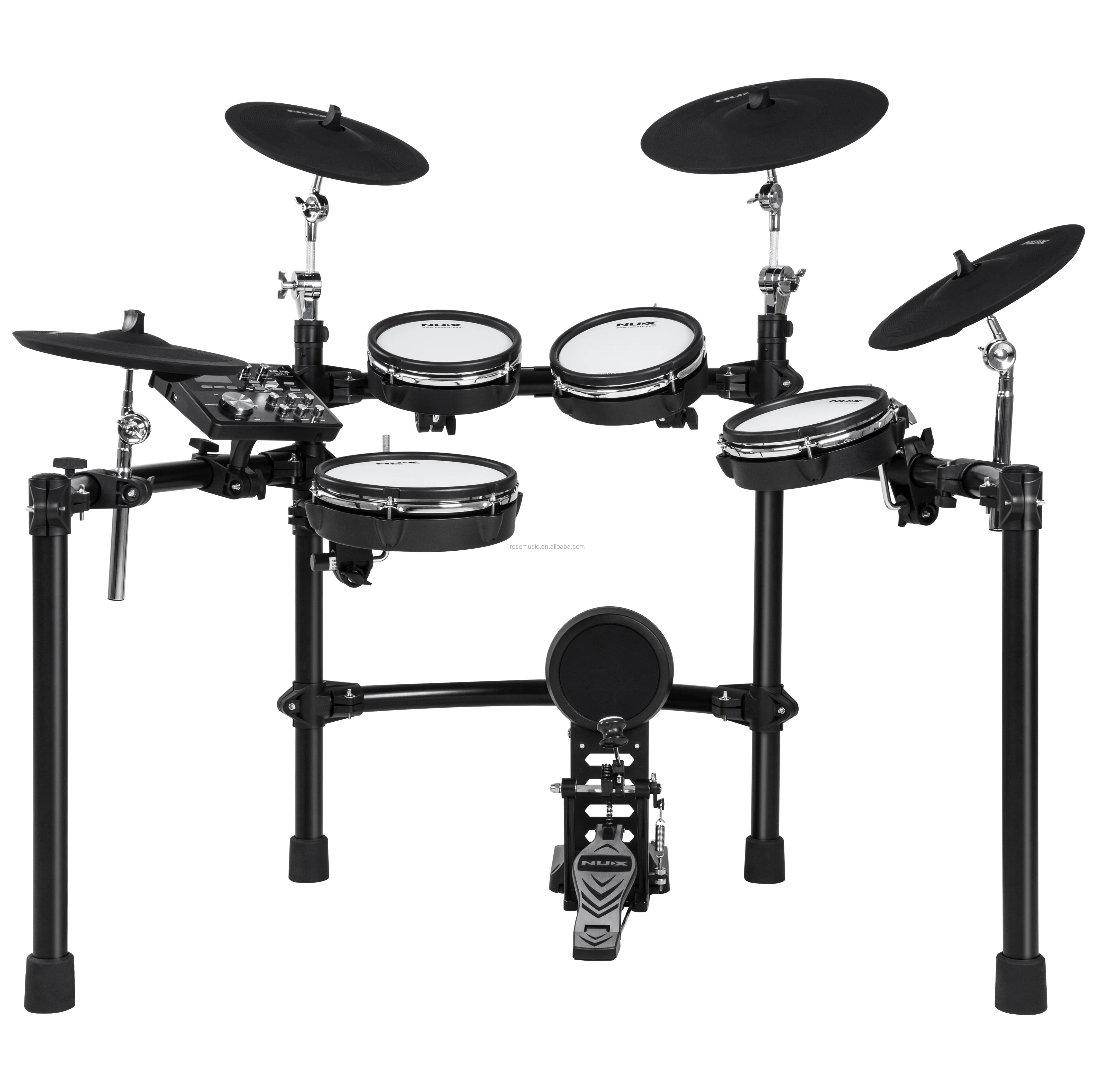 YST-8954 all mesh heads electronic drum set NUX DM7X digital drum kit