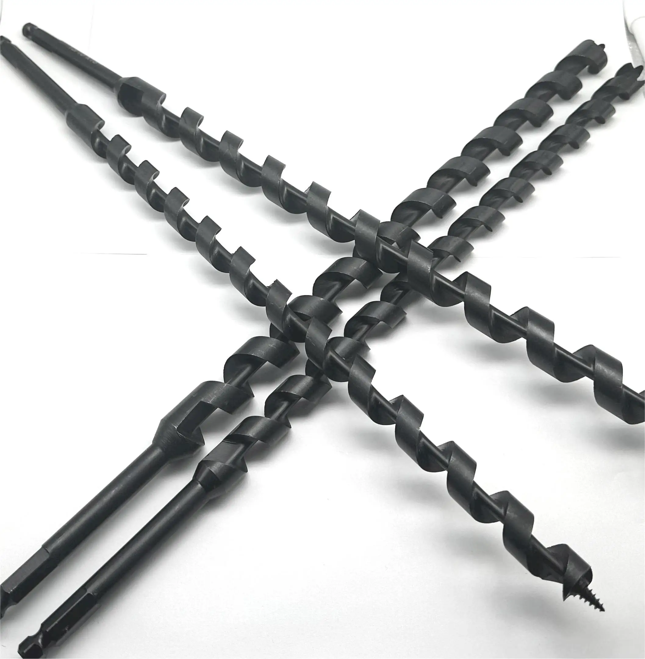 woodworking  Drill Bit  tools hardware Hex Shank Double Twist Fluted Wood Timber Auger Drill Bit