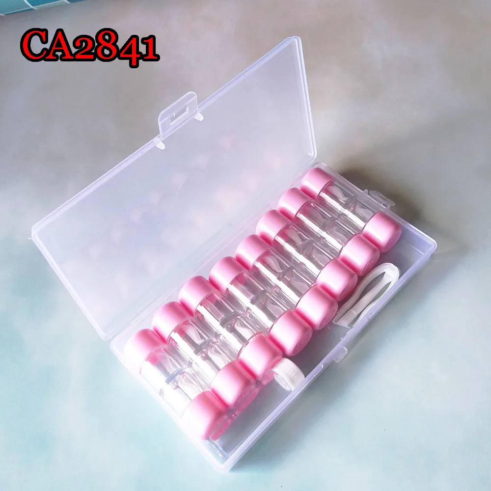 contact lens case, hard and soft tube small tracel box 8PCS set CA2841