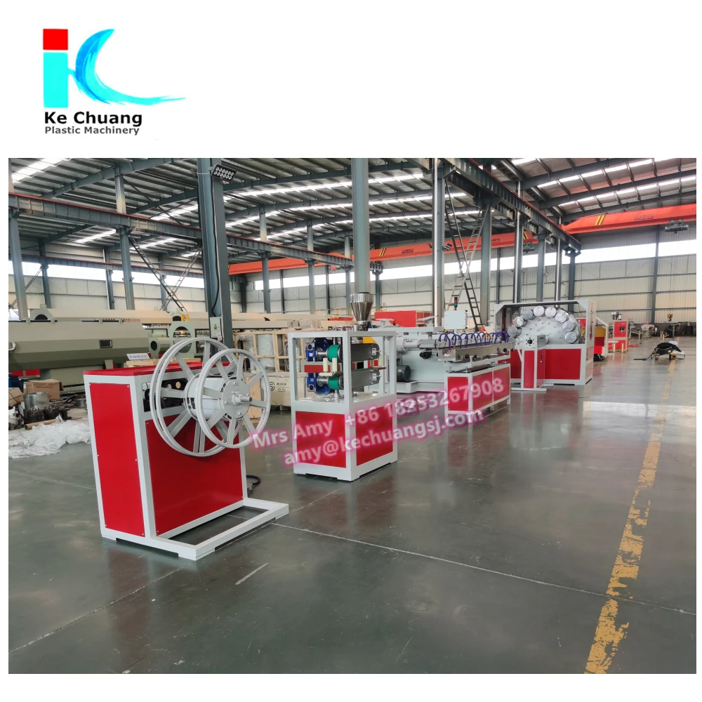 Hot-sale new brand PVC fiber reinforced soft hose production line garden hose extrusion machine