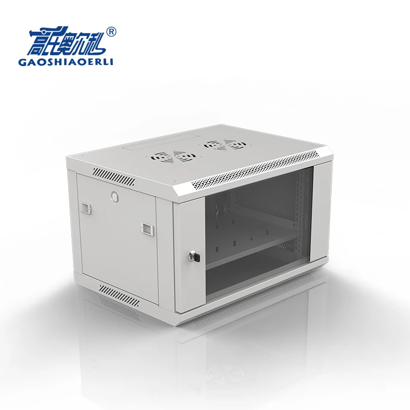 
19 inch IT wall mount 6u rack cabinet 