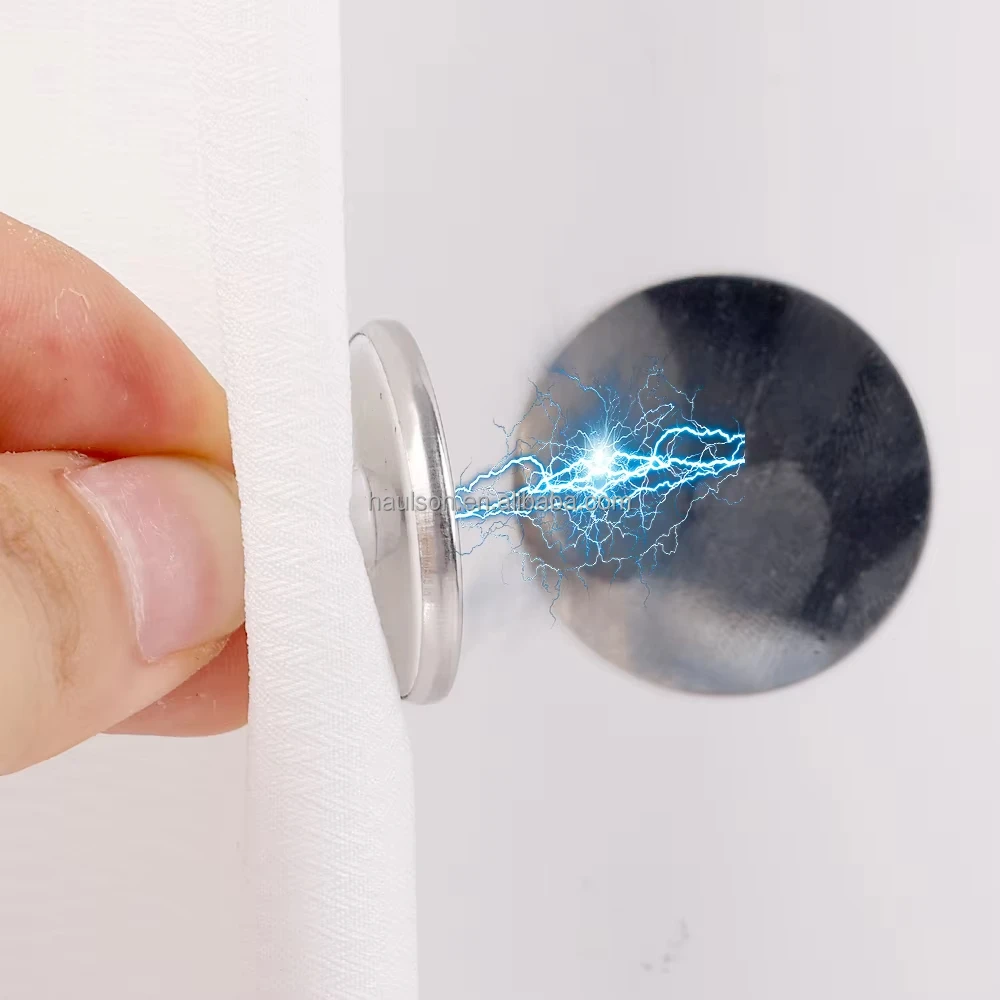 Wholesale Curtain Magnet Buckle Anti-light Leakage Buckle Strong Magnetic Tool-free Detachable Metal Strap Fixing Buckle