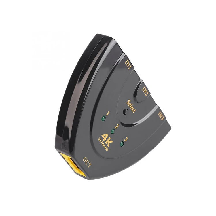 3 Input 1 Output Hub HDMI Switch Version 3in 1out Construction Multi Port 3D Video Switcher 4K*2K