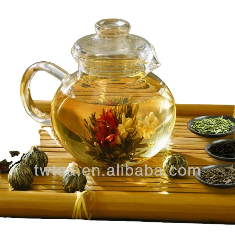  20 pieces per bag Mixed flower types blooming tea blooms hand made