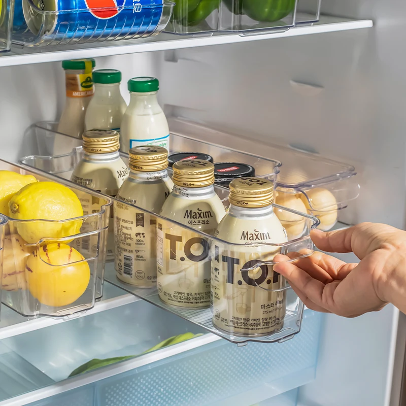 Eco friendly Plastic drawer containers food chicken egg holder tray lid fridge organizer container set egg storage box