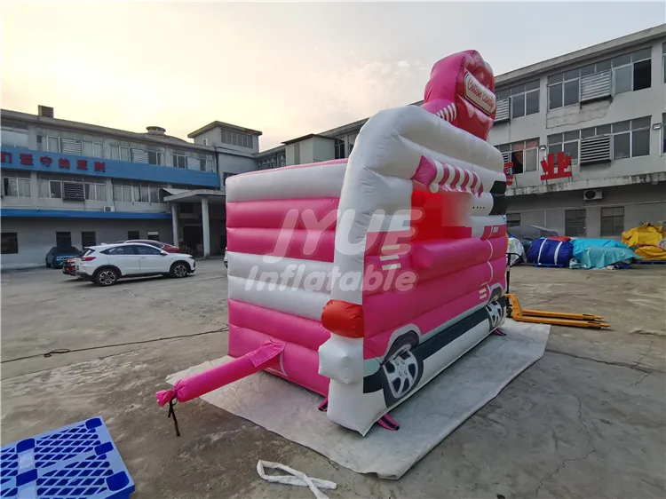 Pop Corn Shape Drink Bar Booth Air Inflatable Food Truck Cotton Candy Theme Kiosk For Movable Rental