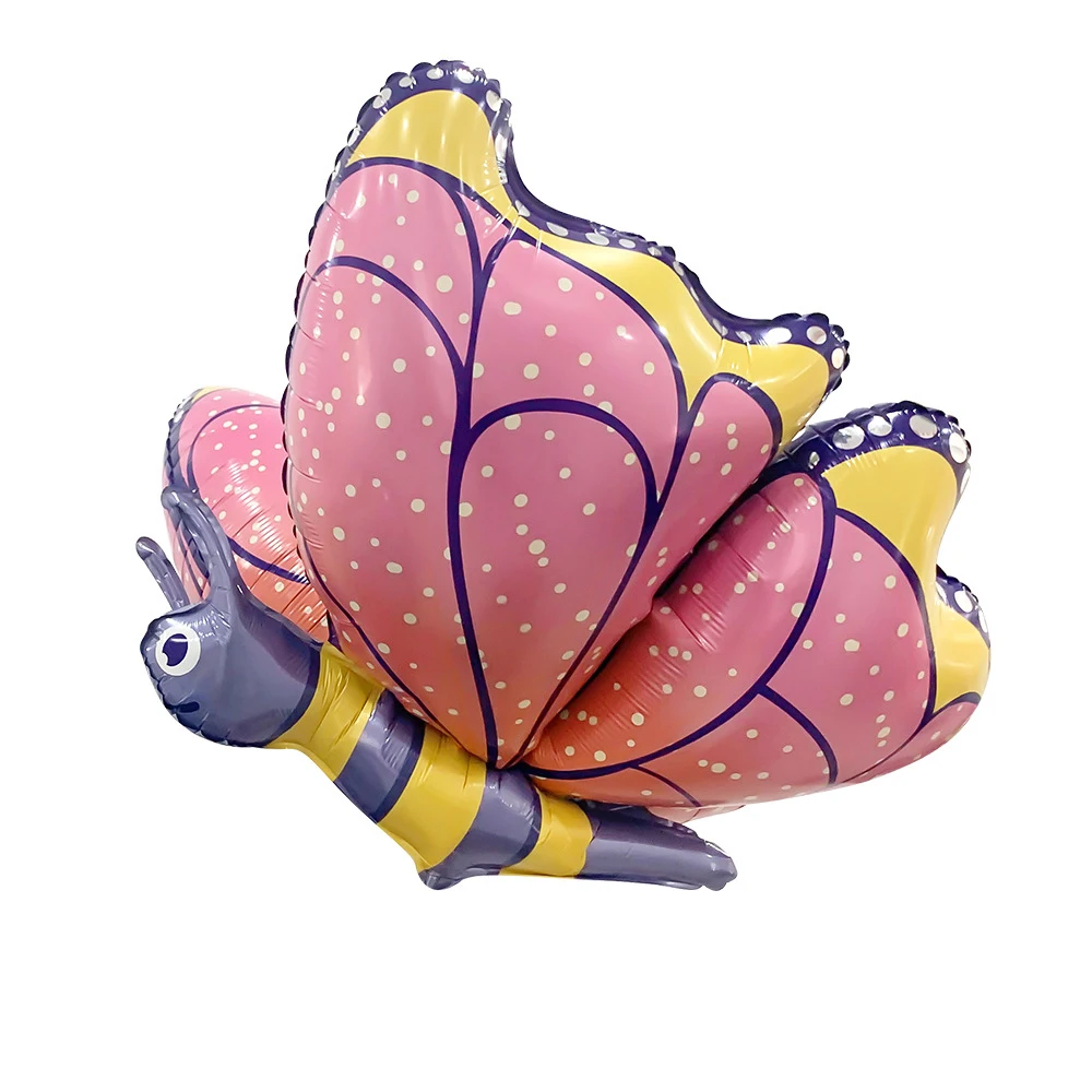 New Birthday Party 3D Butterfly Frog Ladybug Aluminum Foil Balloon Wholesale
