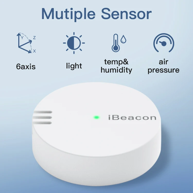 DS Portable Locator Beacon Bluetooth 6axis Accelerometer Gyro Sensor Ble5.2 Programmable Small Beacon